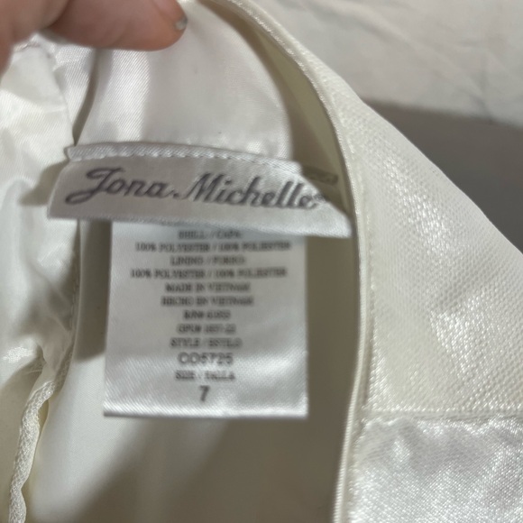 Jona Michelle Elegant Pink Lace Kids Dress - Picture 8 of 9